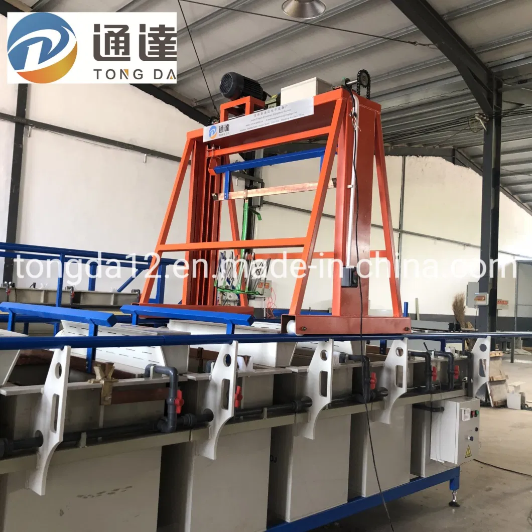 Tongda11 Auto Chrome Plating Machine Galvanizing Line Hang Plating Electroplating Equipment